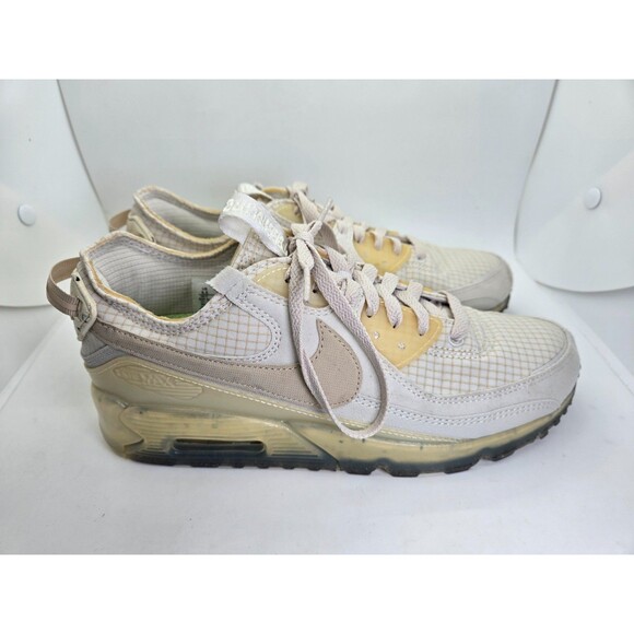 Nike Air Max Terrascape 90 Shoes Womens 9.5 Light Bone Athletic Running Sneakers - Picture 1 of 8